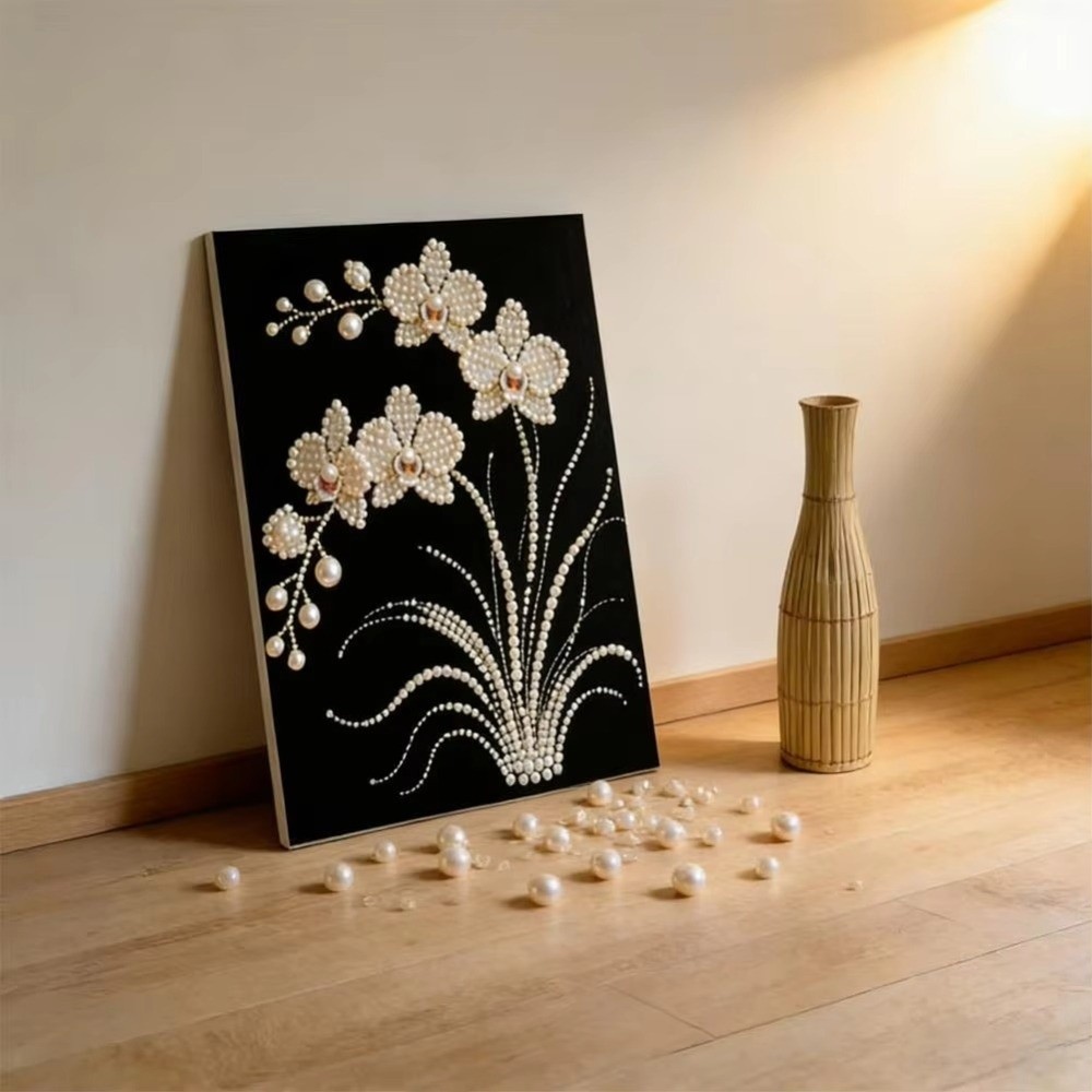 NOTE1 Bộ Tranh Nhựa, Dầu Vải Mật Độ Ban Hoa Bộ Dụng Cụ Nghệ Thuật, DIY 20 * 30CM Nghệ Thuật Thủ Công Nghệ Thuật Đá Quý Tranh Hình Ảnh Trang Trí Nhà