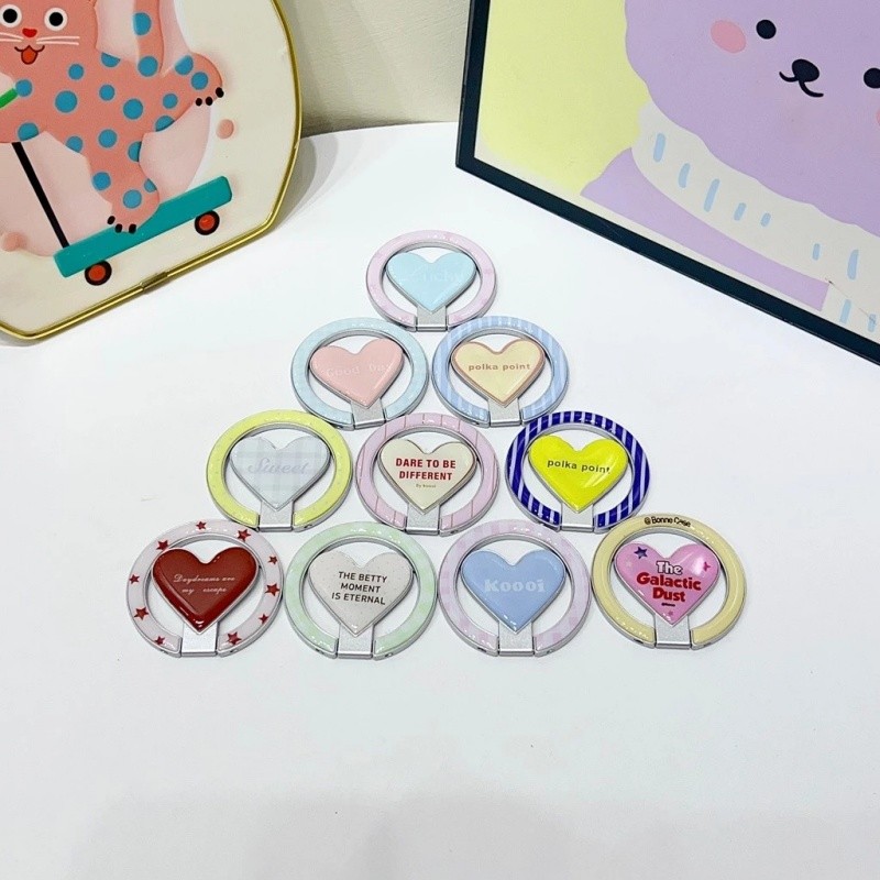 Dễ Thương INS Hello Kitty Từ Điện Thoại Cầm Chân Đế Có Gương Sáng Tạo 3D Hoạt Hình Gấp Giá Đỡ Ngôi Sao Để Bàn Cho iPhone