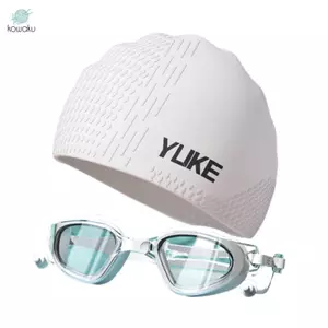 Kính bơi & Mũ bơi Bộ Kính bơi Chống sương mù Nhẹ Clear View Cao Co Giãn Di Động Có Thể Điều Chỉnh Nắp Silicon