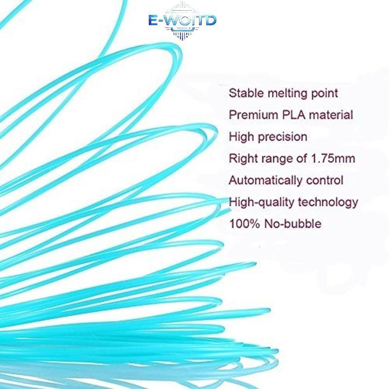 E-WOITD Bút 3D Dây Tóc 12 Màu 1.75Mm 3m Mỗi Màu Vật Liệu In 3D E-WOITD