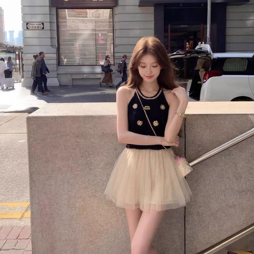 [Giảm giá 50%] Váy Pettiskirt mùa xuân hè 2026 Váy chữ a dành cho nữ cạp cao ôm hơn Váy xếp li mỏng hơn Nhìn ngắn phù hợp