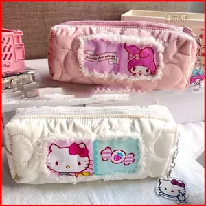 SY Sanrio HelloKitty My Melody Phim Hoạt Hình Dễ Thương Sang Trọng Hộp Đựng Bút Chì Học Sinh Túi Đựng Bút Chì Dung Tích Lớn Túi Văn Phòng Phẩm