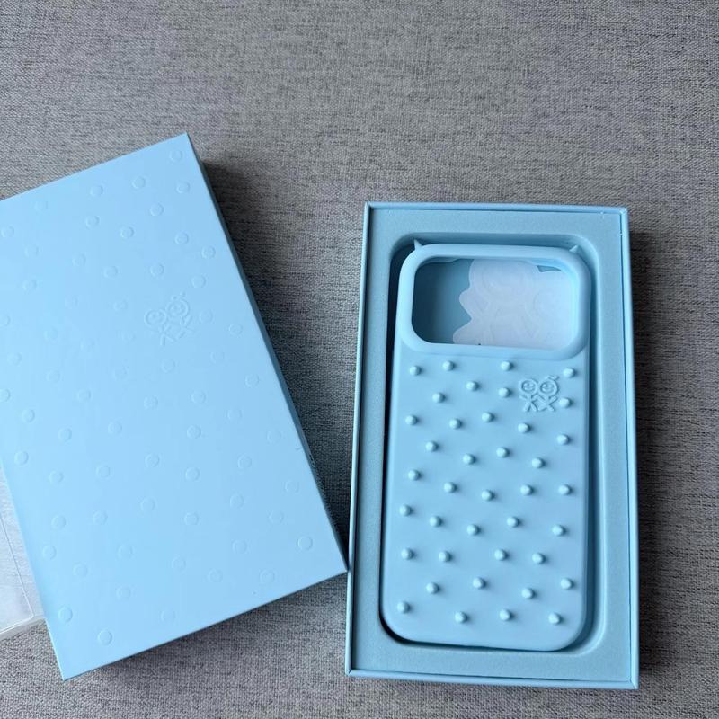 Chữa Bệnh Đầu Gai Màu Kẹo Silicon Ốp Lưng Điện Thoại Apple 17promax 15 Vỏ Bảo Vệ 1413