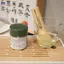 XOITOP Resin Matcha Whisk Tay cầm dài có thể tái sử dụng Bột trà xanh Máy đánh trứng Trà xanh Matcha Bàn chải trà xanh Phụ kiện Bộ trà VN