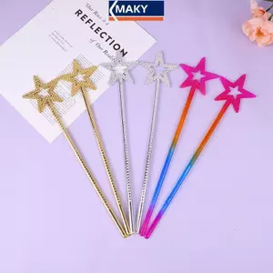 MAKY 1 Cây Đũa Phép Cổ Tích Ngôi Sao Thiên Thần Phép Thuật Cây Đũa Phép Ngôi Sao Năm Cánh Công Chúa Magic Fairy Cane VN