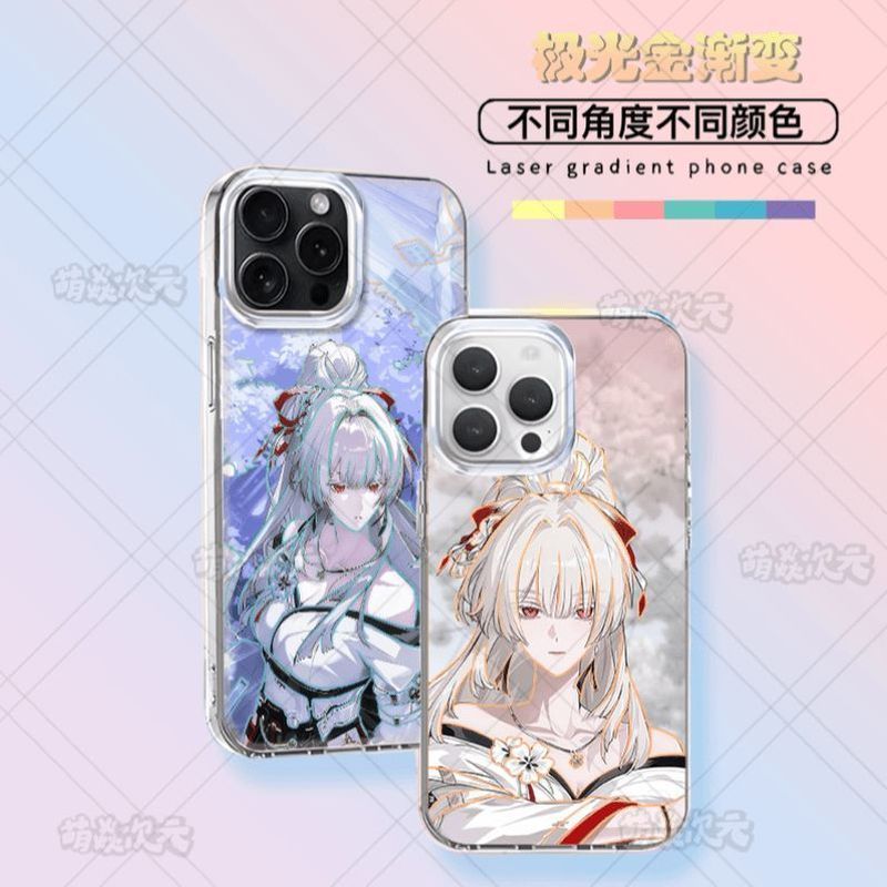 Sóng gió / Hiyuki / Feixue Phong cách mới Aurora Gold Thích hợp cho vỏ điện thoại iPhone / rqwr