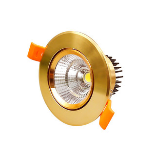 Vàng Đèn led Lỗ Nhúng Ánh Sáng Sang Trọng Trang Trí Khách Sạn Phòng Khách Nghiên Cứu Trần Đèn cob Downlight