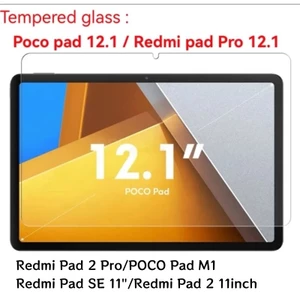 Bảo Vệ Màn Hình 9H Cho Xiaomi POCO Pad M1 / Redmi Pad 2 Pro 12.1inch / Redmi Pad 2 11 Inch 2025 Máy Tính Bảng Kính Cường Lực HD Có Hộp
