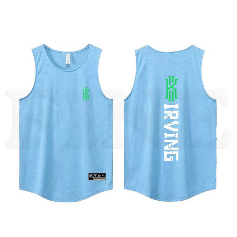 New Basketball Vest Summer Loose T-shirt Basketball Training Wear Sports Running Sleeveless Breathable Top qQVa