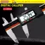Caliper kỹ thuật số CORALTIDE, Caliper Vernier 6 inch tự động tính năng, Chuyển đổi inch / milimét bằng thép không gỉ chính xác Máy đo tốc độ kỹ thuật số có độ chính xác cao