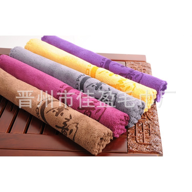 Khăn lau bàn trà, ấm trà, trà cụ siêu hút nước, không ra lông