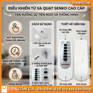 Remote thay thế cho quạt Senko mã TR-828 tặng pin Thay thế remote cũ bị hỏng, mất,Không có pin