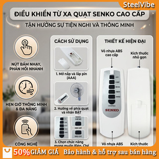Remote thay thế cho quạt Senko mã TR-828 tặng pin Thay thế remote cũ bị hỏng, mất,Không có pin