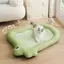 【Ready Stock】 Cute Little Fish Ice Silk Nest Cool Breathable Large Space Heightened Pillow Moisture-Proof Moisture-Proof Non-Lint Spine Protection Pet Bed tKOs