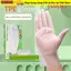 SUNKISSD 100 Chiếc Găng Tay Vệ Sinh, Găng Tay Dùng Một Lần TPE Trong Suốt, Axit Làm Việc An Toàn Thực Phẩm Găng Tay Cao Su Chống Trơn Trượt