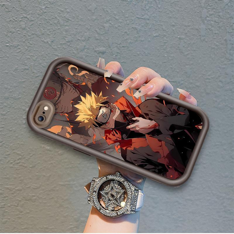 Ốp Lưng Cho iPhone 6 6s 7 8 se2020 Plus Hoạt Hình Silicon Phụ Kiện Vỏ Điện Thoại Mềm TPU One Piece Naruto Mắt Thiên Thần Chống Sốc Ốp Lưng