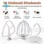 1 Bộ Phụ Kiện Nhà Bếp Trợ Lý Mái Chèo Kèm 4.5-5 Qt Đầu Nghiêng Đứng Trộn Cho K45B / K5THCB / K5THBS