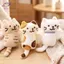 Túi đựng mèo HFTOY Charm Mini Mèo con Búp bê sang trọng Trang trí hoạt hình Móc khóa mềm cho bé gái Ví Bapa Quà tặng trang trí trường học ~