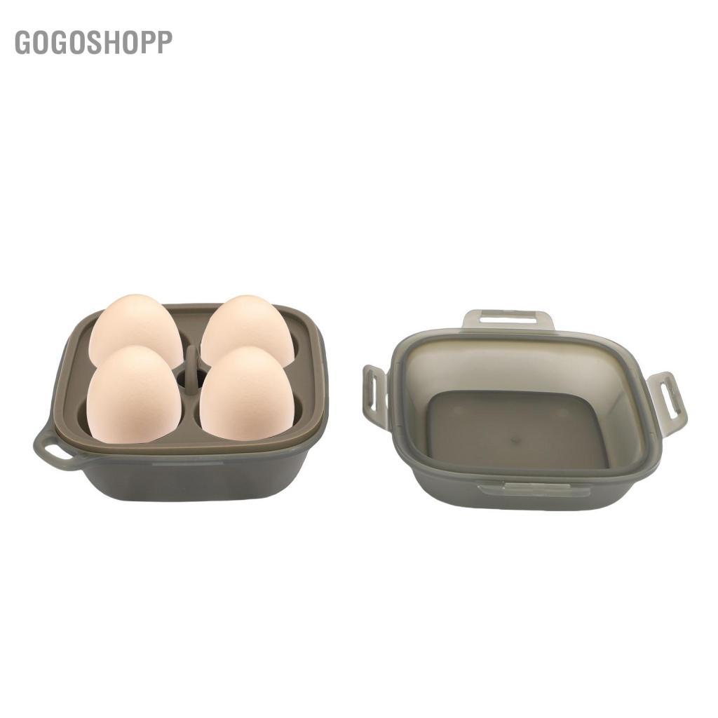 Gogoshopp Gogoshopp Asixxsix Hộp Đựng Trứng Cắm Trại Đa Năng PP Silicone 4 Lưới Hộp Đựng Di Động Chống Sốc Hộp Đựng Cho Dã Ngoại Du Lịch Ngoài Trời Du Lịch Nhà Bếp Tủ Lạnh
