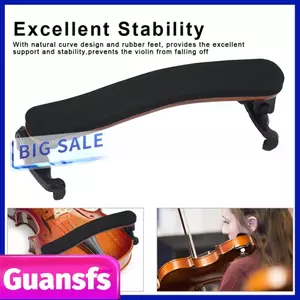 Guansfs 3/4 4/4 Phần tựa vai violin có thể điều chỉnh bằng miếng đệm cao su