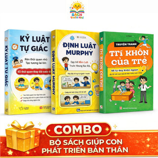Combo 3 Cuốn: Kỷ Luật Tự Giác + Định Luật Murphy + Trí Khôn Của Trẻ ( Có Lẻ Từng Cuốn )