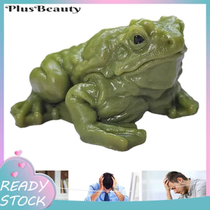 < Pluscloth > Đồ chơi bóp cóc giảm căng thẳng – Đồ chơi Fidget ếch xanh vàng chống lo âu Đồ chơi bóng căng thẳng Tpr mềm dành cho trẻ em Người lớn Thư giãn và hỗ trợ tập trung Đồ chơi bóp cóc Tpr