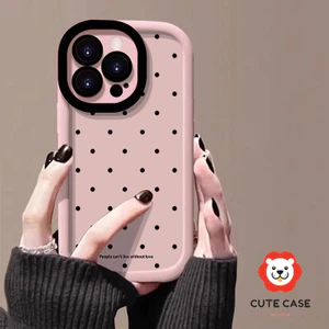 Dễ thương toàn màn hình trường hợp điện thoại cho iPhone 11 12 13Pro Max 14Plus XR XS Max 7 8 Plus iPhone 15ProMax Case