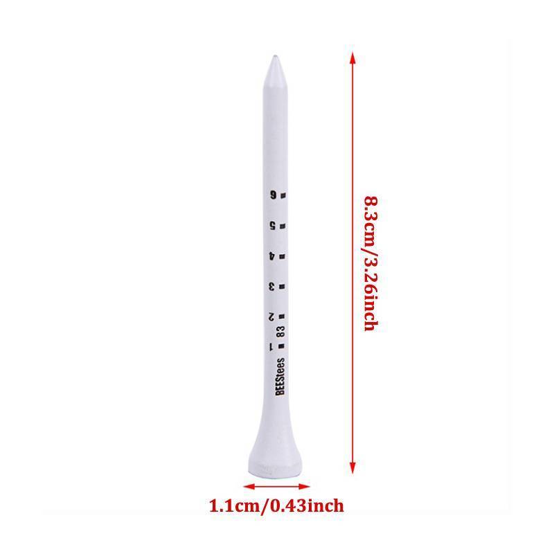 NS 50 CÁI Tee Golf Chuyên Nghiệp 83mm Trắng Golf Gỗ Tee Cân Golf Tee NS