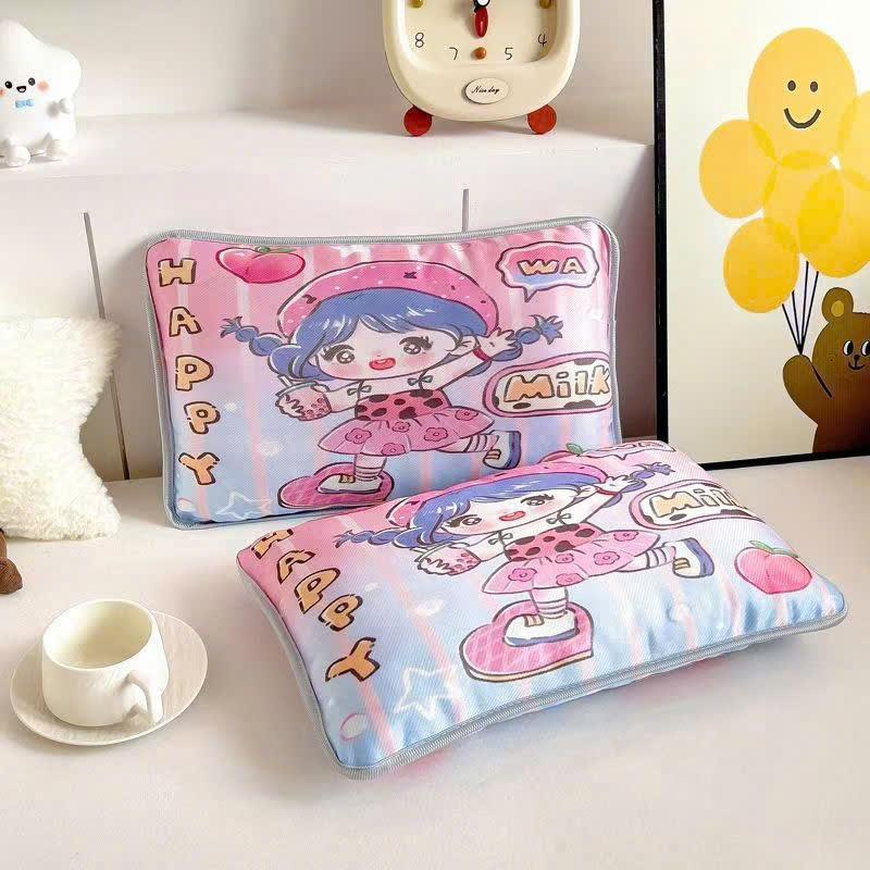 Gối Băng Lạnh Trẻ Em 30x50cm Gối Mát Cho Bé Mùa Hè | Chất Liệu Lạnh Thoáng Mát Họa Tiết Hoạt Hình Ngộ Nghĩnh Dễ Thương