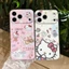 Ốp Điện Thoại Kitty Hồng Dễ Thương Cho Honor Magic 7 6 5 Pro Lite 9A 9X Pro 8X V40 5G V30 Vỏ ốp Coquette Hoạt Hình Vỏ Mềm Trong Suốt
