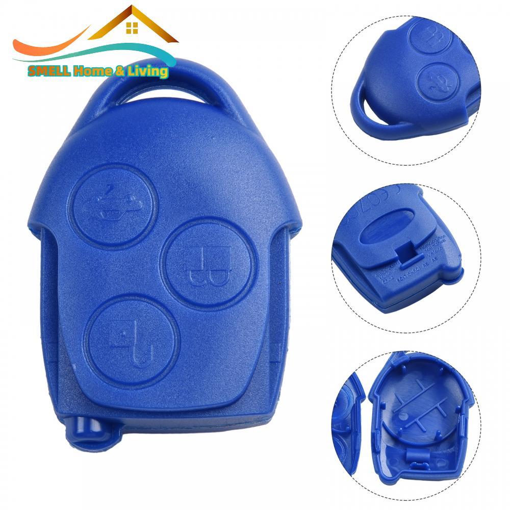 KEY FOB CASE Key Shell Màu xanh hoàn toàn mới Điều khiển từ xa chất lượng cao cho Ford Focus Transit
