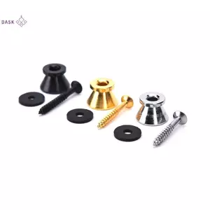 2 Nút dây đeo đàn guitar Khóa dây đeo cho các bộ phận đàn guitar điện,