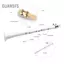 Guansfs Túi Trắng Sax Mini Di Động Saxophone Chìa Khóa C Nhỏ Nhựa Có Túi Đựng Nhạc Cụ Woodwind