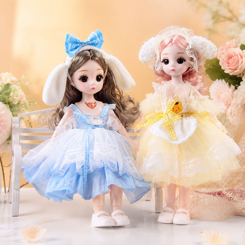 Búp Bê Anime Công Chúa 30cm,Vật Liệu Cao Su Thân Thiện Với Môi,Có Khớp Cử Động Linh Hoạt,Quà Sinh Nhật đồ Chơi Trẻ Em