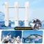 Giá đỡ cần câu bằng hợp kim nhôm, Pod Ra gắn tường 3 liên kết cho thuyền biển, du thuyền, người cắm trại, RV, 3 ống mới