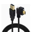 Char 30-300Cm Cáp USB C cường độ công nghiệp Dây dữ liệu bên trái phải có khóa vít Tính năng ngăn chặn ngắt kết nối