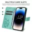 YJD Case For Honor 600 Pro Big Butterfly Leather Khe cắm thẻ Dây đeo tay Vỏ điện thoại chống rơi