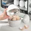 Nồi hấp trứng vi sóng Nồi nhanh 5 phút để hấp trứng luộc cứng hoặc mềm lên đến 4 quả trứng Chức năng hấp đa năng