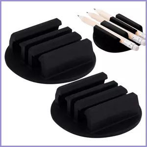 Hộp Đựng Bút Cho Tường 3 Khe Silicon Tự Dính Đa Năng Sắp Xếp Để Bàn Đựng Bút Chì Người Tổ Chức Cho mueadsyvn
