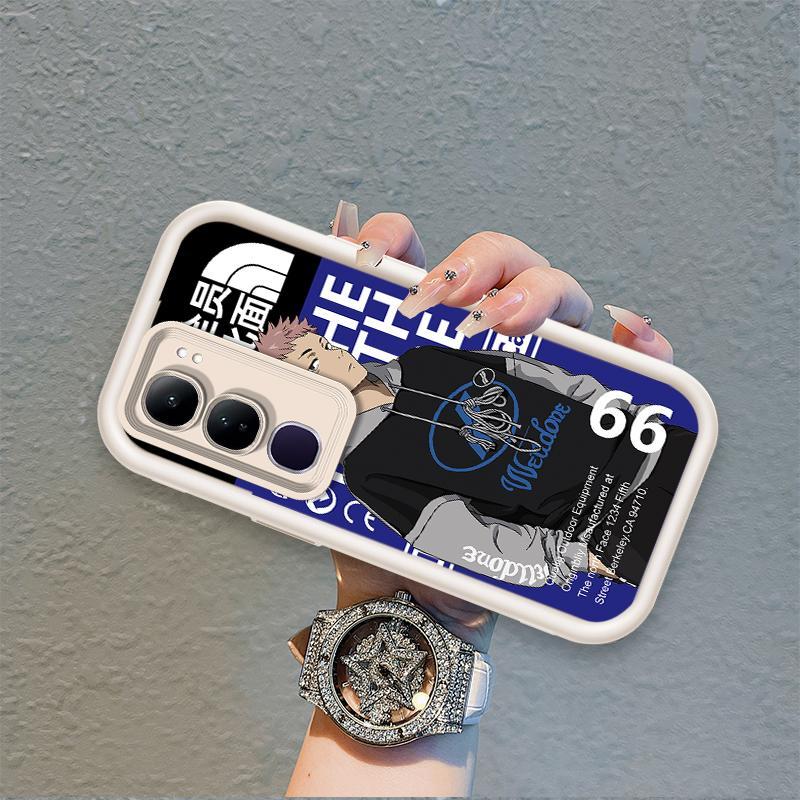 Ốp Lưng Cho VIVO Y19S Pro Y29 4G Hoạt Hình Silicon Mềm Ốp lưng TPU Jujutsu Kaisen Anime Mắt Thiên Thần Chống Sốc Ốp Lưng