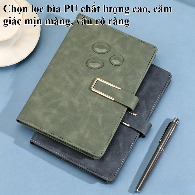 Bộ hộp quà cao cấp sổ tay,sổ da PU,hộp sang trọng, Quà tặng cao cấp, quà sinh nhật, phù hợp tặng cha, thầy cô và sếp.