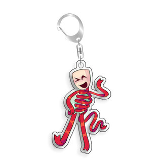 For The Amazing Digital Circus Ragatha Pomni Gangle Kinger  Acrylic Selfmade Cute Cartoon Anime Keychain Pendant Toy