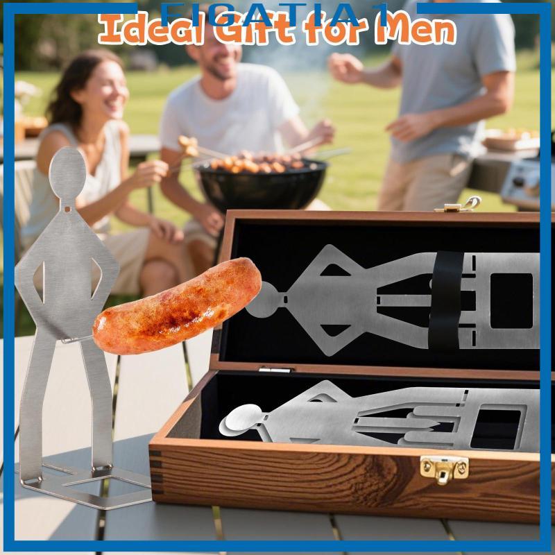 Bộ 4 chân đế nướng vui nhộn, chân đế xúc xích và xúc xích, xiên nướng di động, giá đỡ chó nóng cho các bữa tiệc, hoạt động cắm trại và ngoài trời