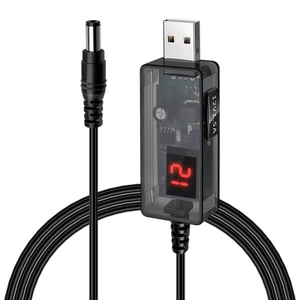 CP99 - Cáp USB chuyển đổi 5V sang 12V - 1.5A chân 5,5mm x 2.1mm dùng Camera CCTV khi mất điện Mạng & WiFi