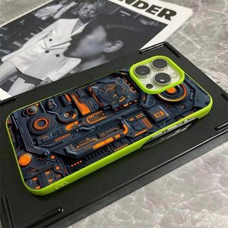 Retro Khối xây dựng độc đáo Xu hướng thời trang Vỏ mềm nửa gói Thích hợp cho iPhone 17promax 11 12 13pro 14promax 15 16plus 17pro 14 16pro Ốp điện thoại chống sốc