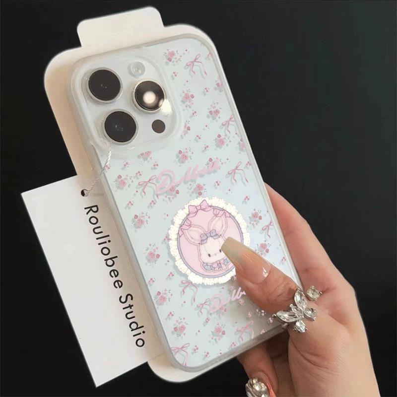 Lace thỏ cho iPhone 17pro trường hợp iPhone 16/15 Skin Sense Frosting Case