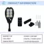 Đèn LED năng lượng mặt trời 6000 lumens - Chống nước, cảm ứng chuyển động, 3 chế độ chiếu sáng, lý tưởng cho sân vườn và đường đi