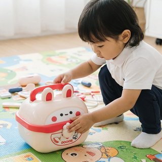 Bộ Đồ Chơi Bác Sĩ Trẻ Em Nhựa ABS 40 Chiếc Bộ Y Tế Giả Vờ Vai Trò Chơi Đồ Chơi Giáo Dục