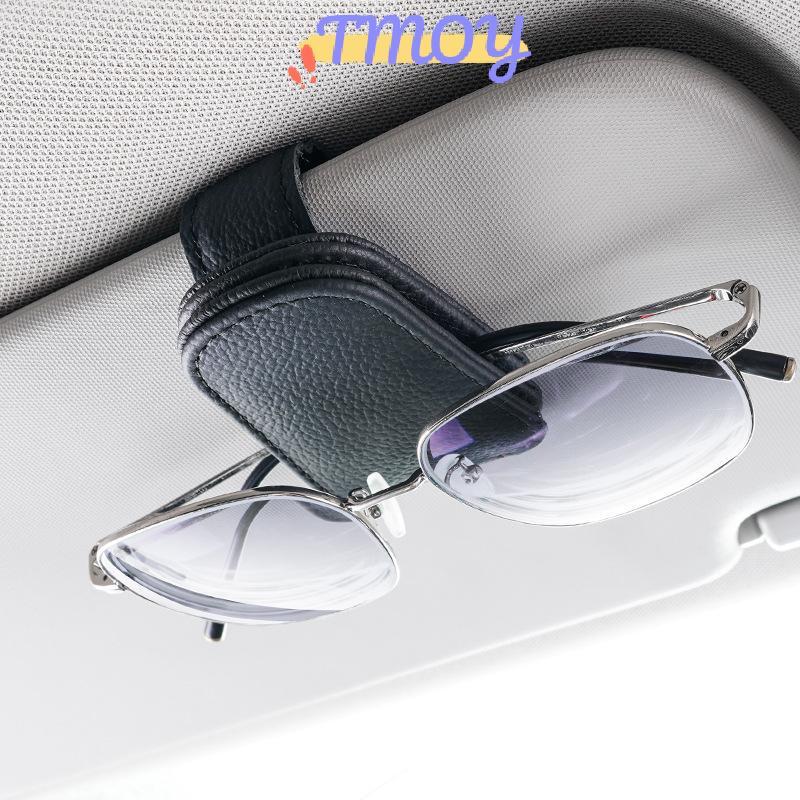 TMOY Đa Năng Da Từ Tính Kính Ô Tô Kẹp Kính Mát Giá Đỡ Tấm Che Nắng Tổ Chức Để Truy Cập An Toàn Và Dễ Dàng Trong Xe TMOY