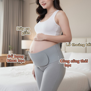 Đai hỗ trợ bụng cho bà bầu thoáng khí có thể điều chỉnh Hỗ trợ lưng Hỗ trợ bà bầu
